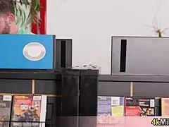 when sarah the milf entered nicks store he got a blowjob pov 😍