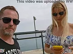 I fucks lynna nilsson hardcore on the beach cum in mouth