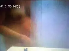 German wife cum in shower - hide cam