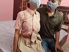 Desi Virgin Teen Gets First Doggy Style Fuck