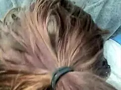 hooker sucks all cum off customer's dick after blowjob