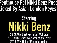 Nikki Benz Pussy Licked by Asian London Keyes