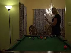 Hot Milf Wife Gets a Hard Handling on Pool Table Huge Tits Rocking