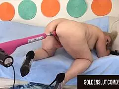 Golden Slut - Lustful Grannies on Sex Machines!