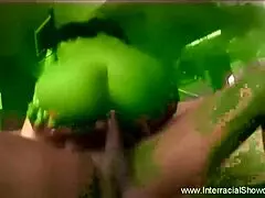 Intense BBC DP Threesome With A White Milf