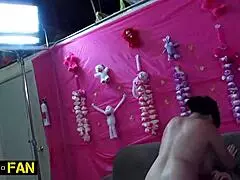 Squirting milf beverly gets double teamed by ralph