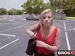 Rough Ride and Hard BBC Fucking for Cash with Busty Kaylynn in the Van