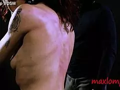 Intense palm whipping dominates submissive skinny milf with small tits