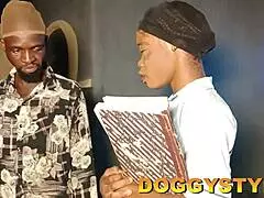 Moaning as boss bangs me with big dick until i cum