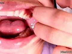 Mouth Fetish Closeup: Gagged And Choked In Intense BDSM Play With Rough Handling And Fetish Elements