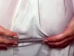 Passionate Oiled Titfuck with Big Slutty Tits