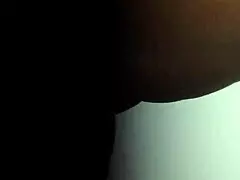 she gets kinky sex against the wall with her wet pussy exposed in homemade voyeur style