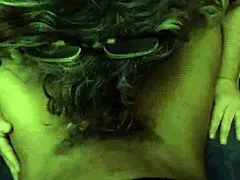 Granny gummer, she says, chewing gum while getting intimate with amateurs in this mature scene.