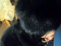 Milfycalla- deep blow-job while wearing fur coat and shiny boots- preview