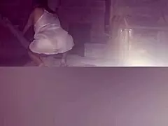 i masturbates as stepmom while alone at home, my pussy dripping and shaking