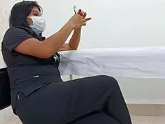 I am the Latina doctor in the military hospital who fucks shamelessly during the medical consultation; I'm a medical whore.