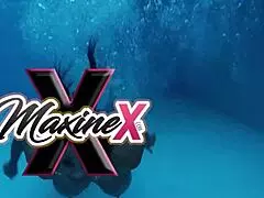 Oriental lady Maxine X sucks five cocks in this interracial orgy, riding and deepthroating like a pro.