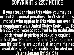 Jelena Jensen Shoves High Heel into Her Big Pussy for Intense Masturbation!