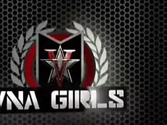 Big ass blonde Vicky Vette shoves a crystal dildo deep into her butt while moaning softly.