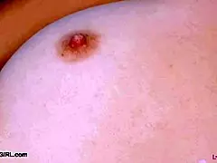 classic beauty with brunette charm shows her sexy body in a solo tease