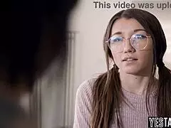 Nerdy Lesbian Teen 18+ Manipulates And Fucks Her Milf Stepsisters Gf