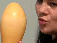 i choose a large size in my anal milf stretches her hairy asshole