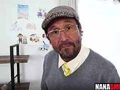 Threesome With Step Granny & Step Grandpa