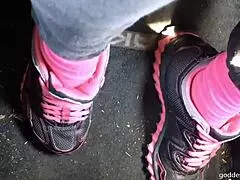 Follow me wearing sweaty socks & sneakers