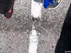 Follow me wearing sweaty socks & sneakers