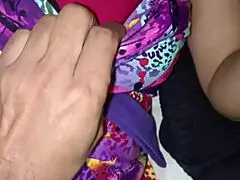 Desi girl with big melon tits gets fucked hard outdoors