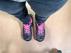 Follow me wearing sweaty socks & sneakers