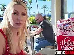 i dared my wife to hook up with a stranger and watch her suck his cocck