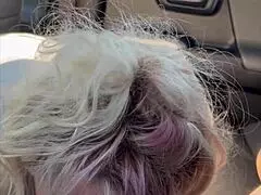 Pretty Hooker Kneels for Man to Cum in Mouth After Amazing Blowjob