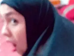 Muslim Woman In Hijab Gets Fucked And Gets Her Face Covered In Cum - Creampie, With Rough Anal And Cum On Tits