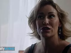 Realityjunkies big tittied milf squirts on students cock