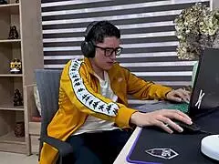 Latina Stepmom Rides Nerd Stepson's Big Dick First Time Squirting