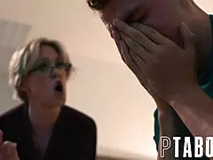 awkward attraction nina and jamies uncomfortable encounter with big tits