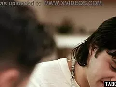 Hey, watch stepson and stepdad double penetrate mature stepmom after that blindfolded massage! 😈🍆