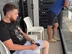 Stepmom discusses freeuse with stepson and friends