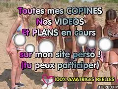 Ibu-ibu lesbi ngentot gadis 18+ di pantai