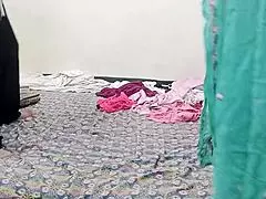 indian maid in mistress's clothes apologizes with anal sex to owner