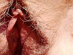 i see maturemons hairy pussy gapping so close i can almost smell her