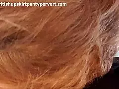 lovely british wife shows her skills while husband works