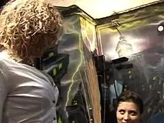 'Italian milfs and teen lick pussy, play with sex toys!'