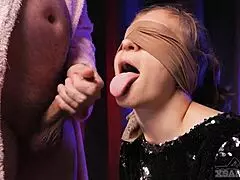 i'm so angry my stepbrother tricked me into sucking his dick with that taste game - xsanyany