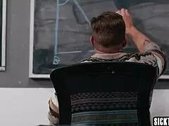 two big ass teachers fucked by colleague after he got caught masturbating 😏