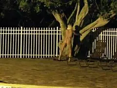 who needs clothes when you're out in public at night?