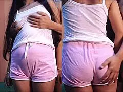 Big Tit Step Sister Fucks Step Brother While Family Outside