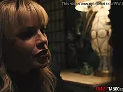 Teen publicly humiliated by big tits milf and her hubby