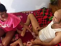 manik mia and mst sumona film their hairy mature slut fuck with close-ups at home